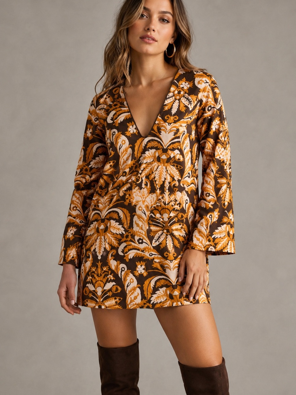 Maeve by Anthropologie Printed Mini Dress size M